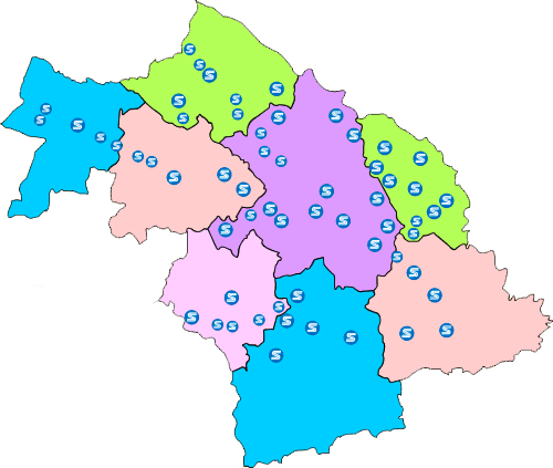 Mapa de base territorial